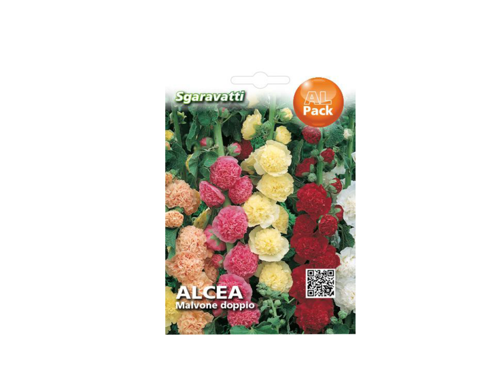 Alcea Malvone Doppio Flower Seeds - Majama